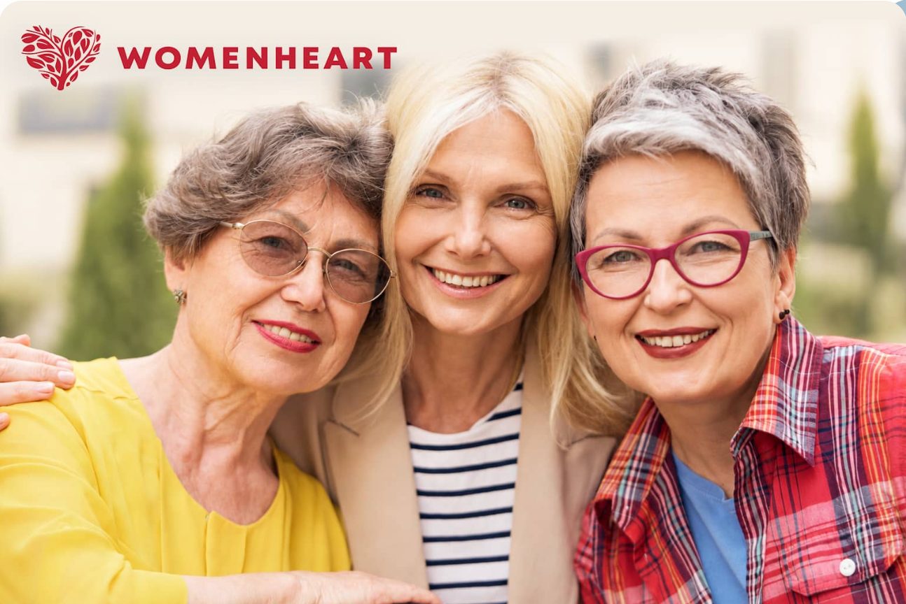 WomenHeart – three smiling women