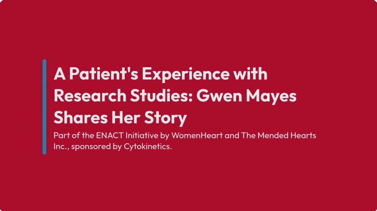 Video: A Patient's Experience with Research Studies: Gwen Mayes Shares Her Story